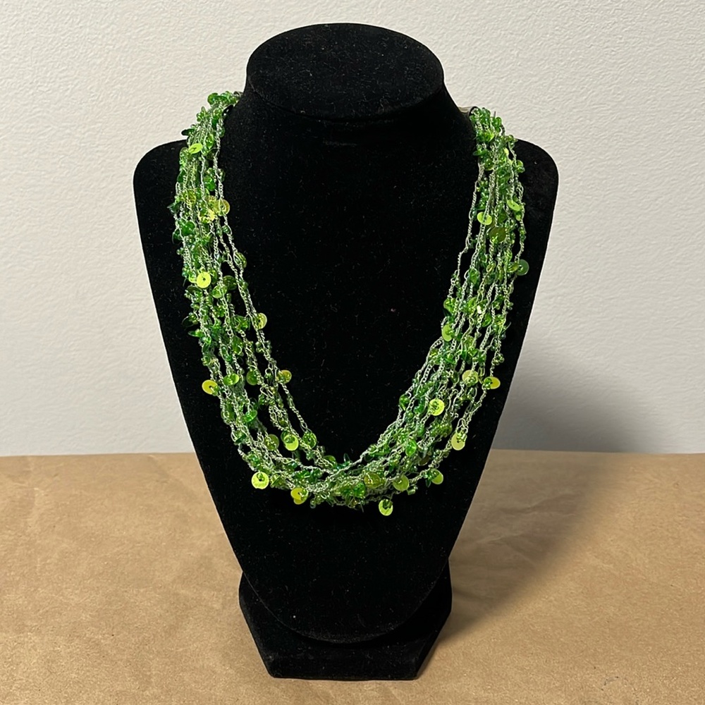 Green Beaded Necklace